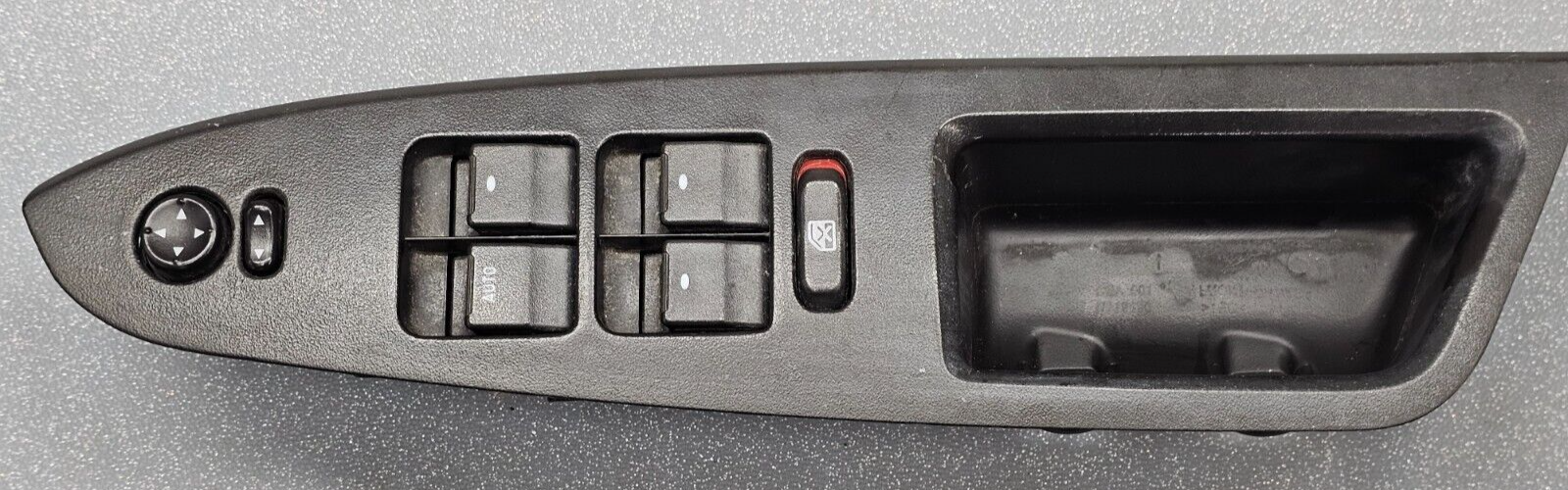 🔥06-08 CHEVY IMPALA LEFT DRIVER MASTER POWER WINDOW SWITCH BEZEL ASSEMBLY BLACK