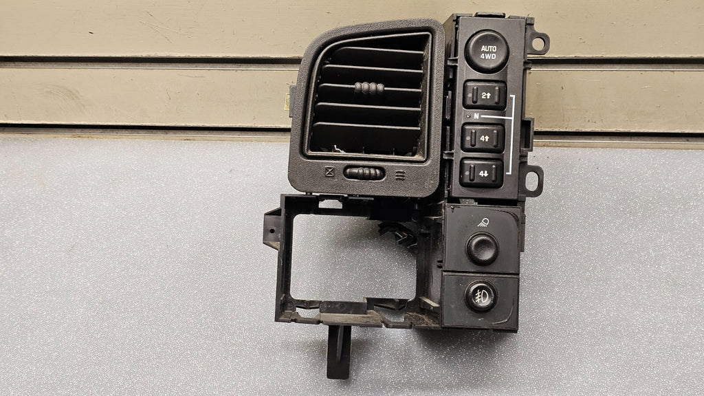 🔥99-06 Chevy Silverado Sierra Headlight Switch left Driver Air Vent Black HS19