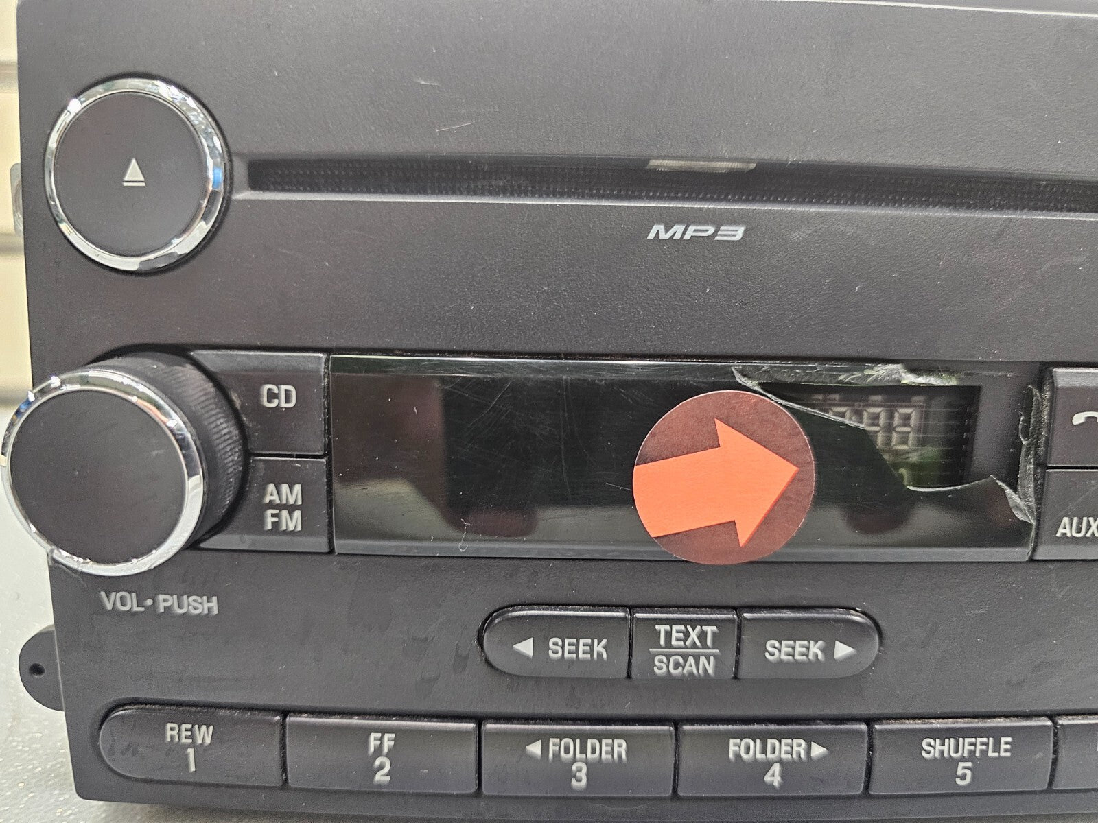 🔥07-08 FORD F-150 DASH AM FM Radio STEREO AUX CD PLAYER RECEIVER MP3 OEM