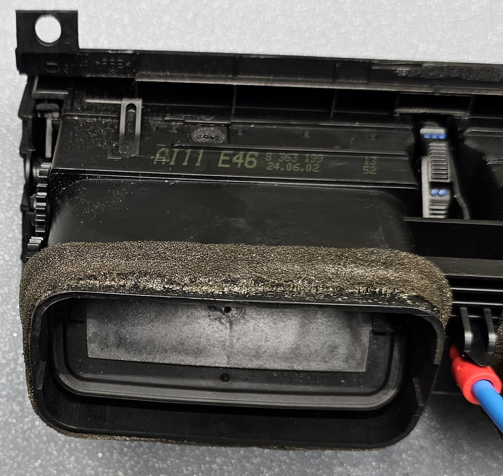 🔥01-06 BMW E46 325i 325ci 330ci Center Dash AC A/C HVAC Air Vent Heater Black