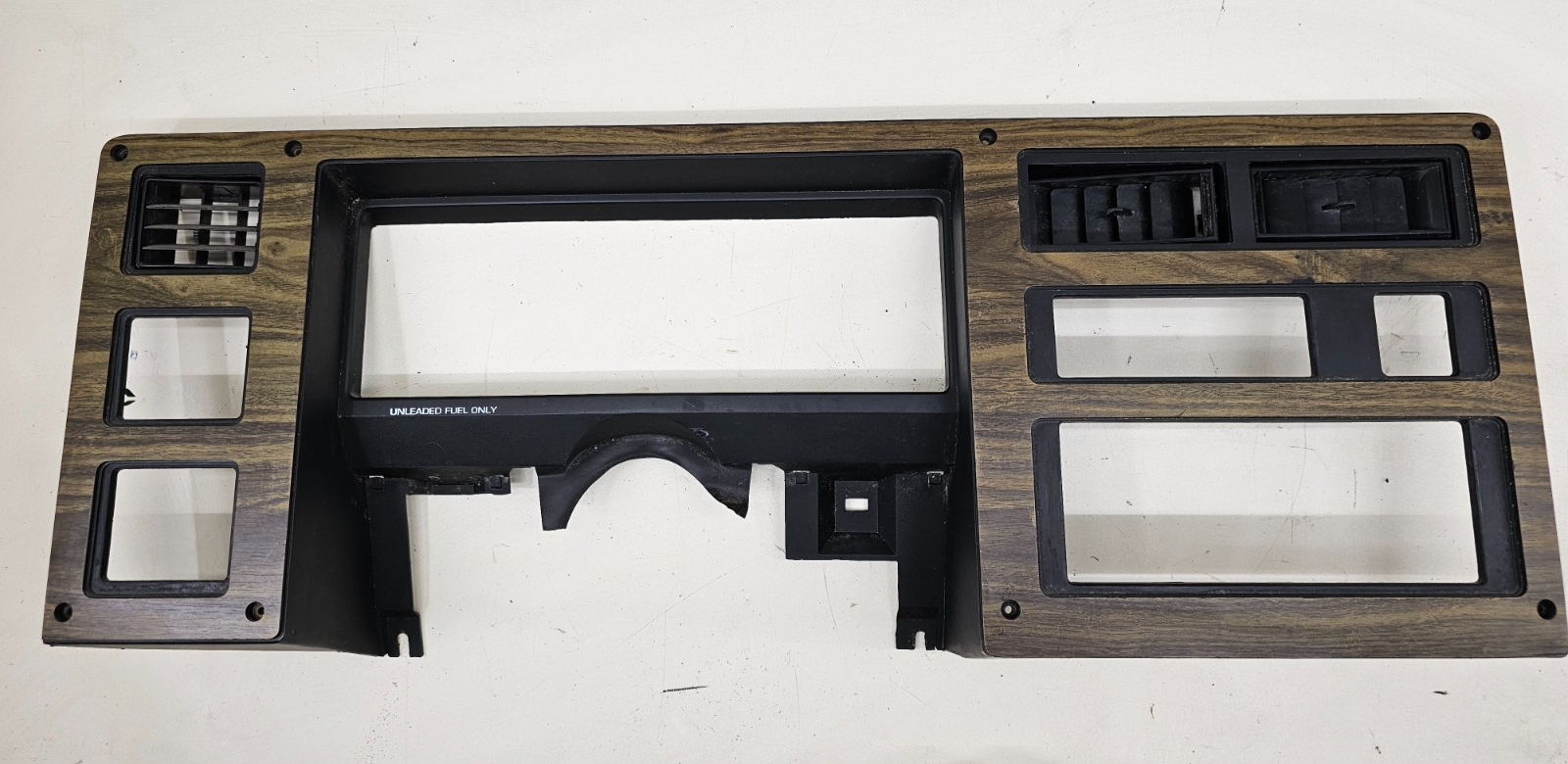 🔥87-96 Dodge Dakota OEM INSTRUMENT CLUSTER DASH SPEEDOMETER TRIM BEZEL WOOD C29