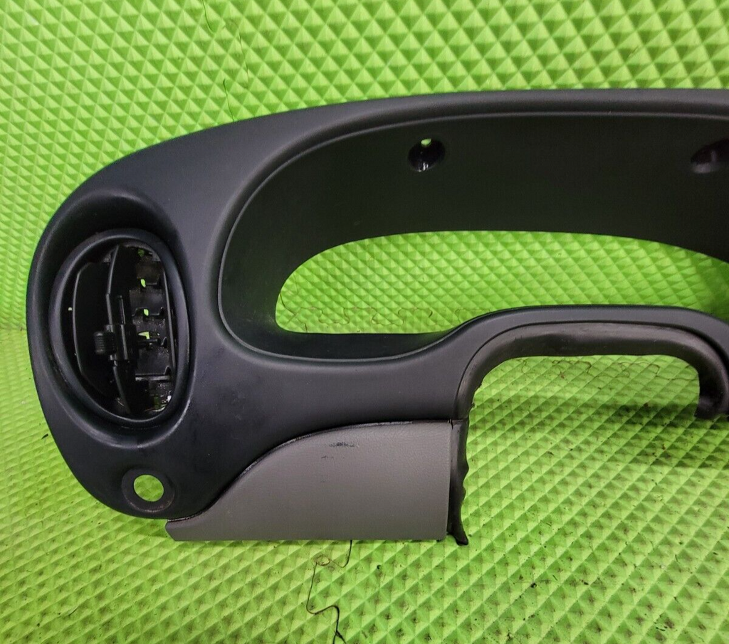 🔥97-03 Ford E-150 Econoline Dash Gauge Cluster Bezel Climate Radio Trim Black