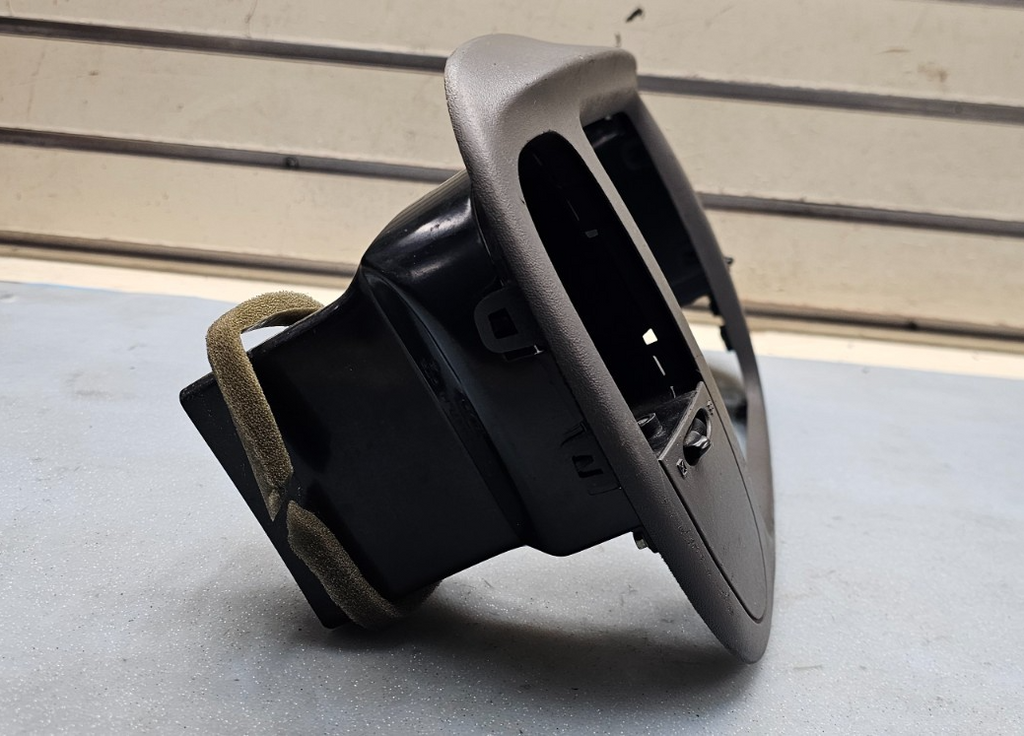 🔥97-03 Ford F150 Center Dash FM Radio Climate Trim Stereo BEZEL Panel DK Gray