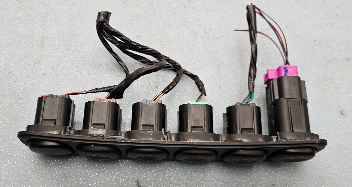 🔥2005-2007 Mercury Mariner Hazard Defrost Info Park Switch Control OEM BLACK