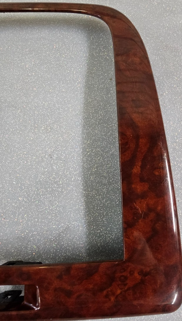 06-13 Chevy Impala Center Dash AM FM Radio Stereo Trim Panel Bezel Woodgrain OEM