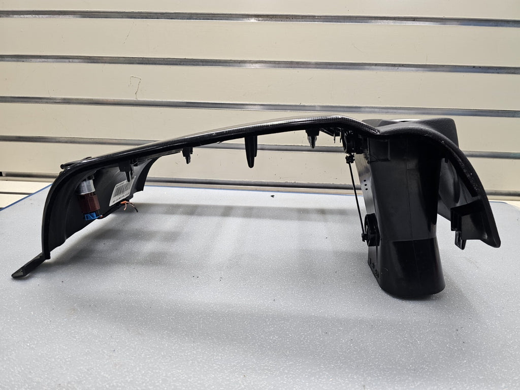 🔥03-08 ENVOY XL FRONT RADIO DASH SURROUND BEZEL TRIM PANEL CLIMATE BLACK