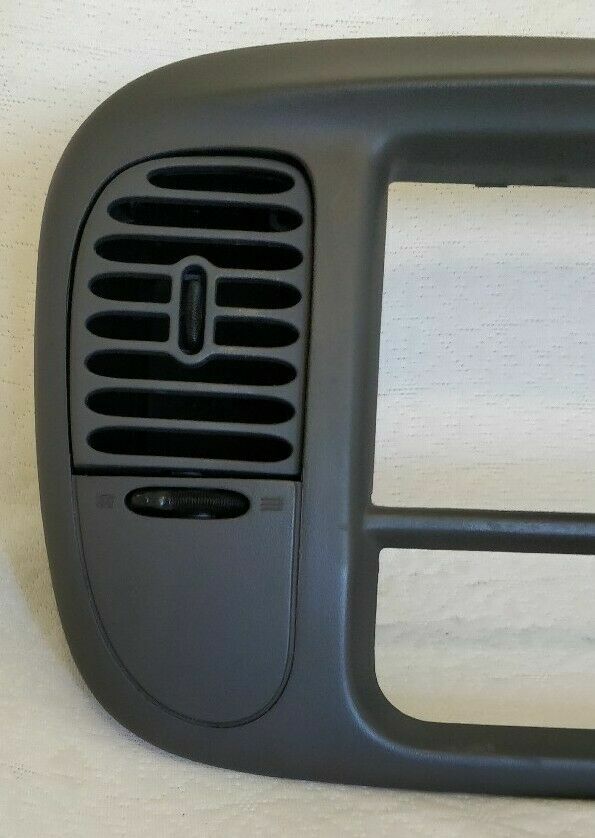 🔥97-03 Ford F150 Center Dash Radio Climate BEZEL Panel 🔴AIRBG Line GRAY B1