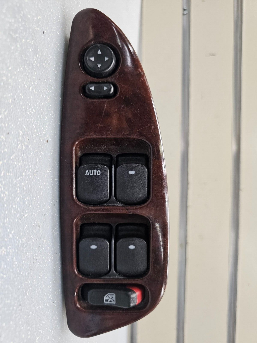 🔥04-07 CHEVY MALIBU LEFT DRIVER POWER WINDOW MASTER SWITCH ASSEMBLY WOOD OEM