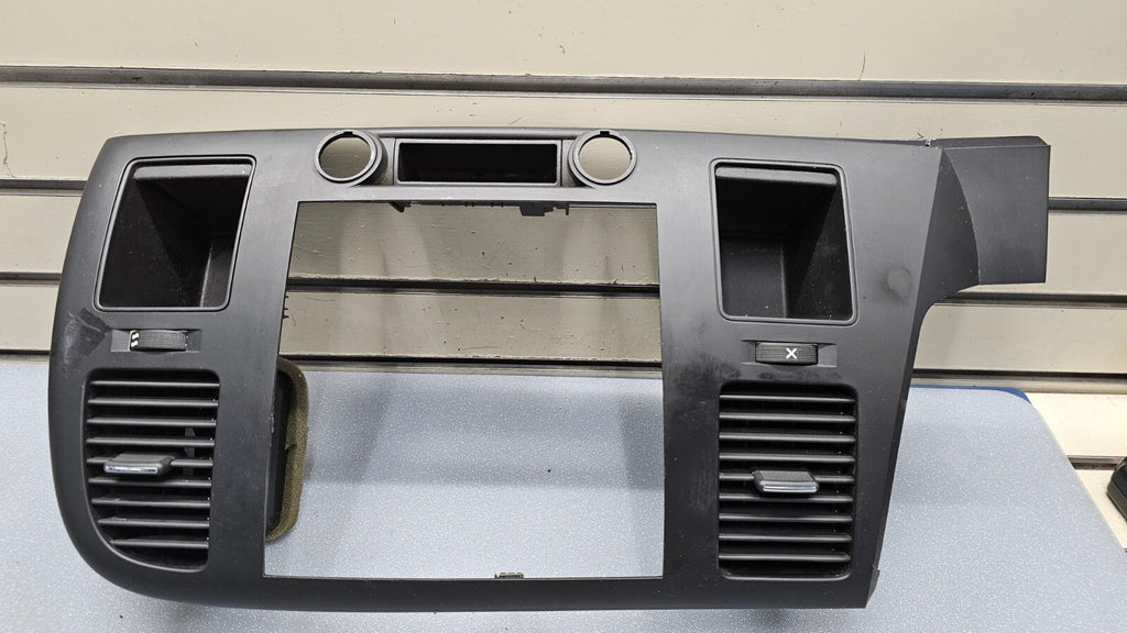 🔥07-14 Silverado SIERRA Center Dash Radio Bezel AC Climate Trim Panel BLACK B6