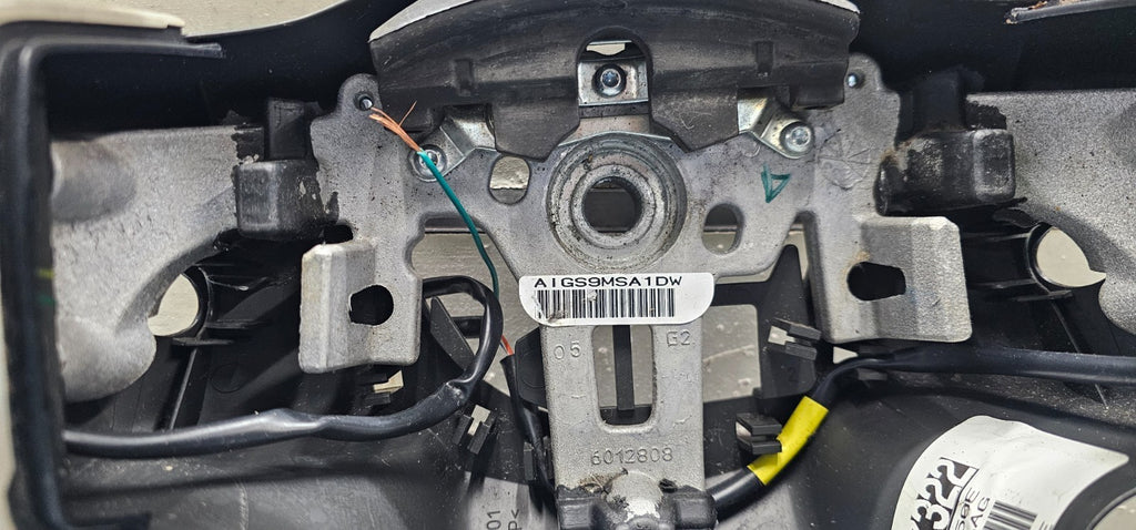 🔥04-07 Infiniti QX56 Steering Wheel Column Control Leather Black Wood OEM