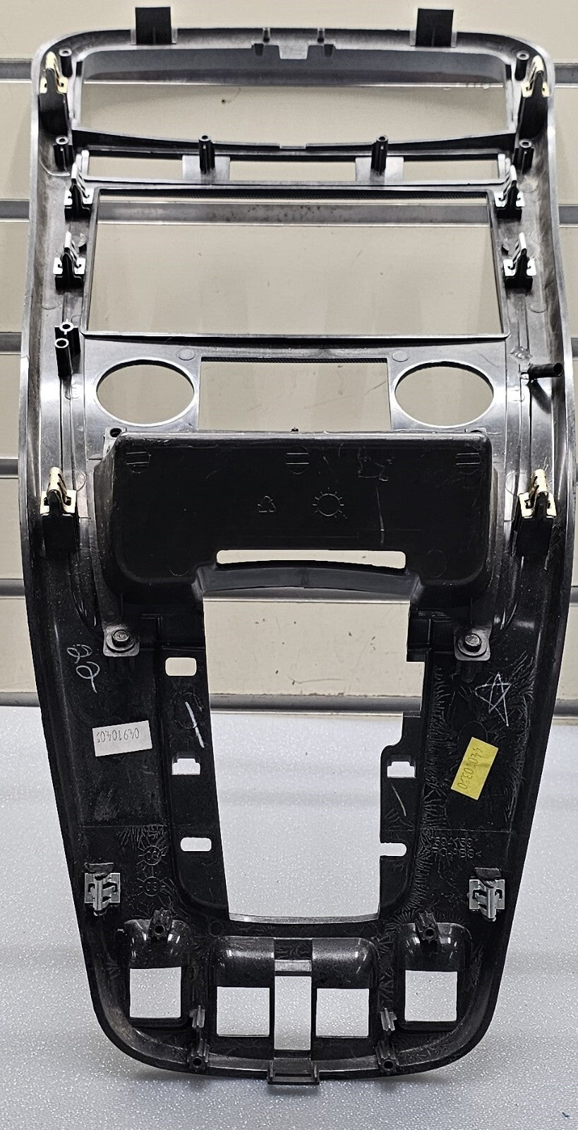 🔥07-09 Equinox Center Dash Radio Stereo Bezel Trim Instrument Panel SILVER B43