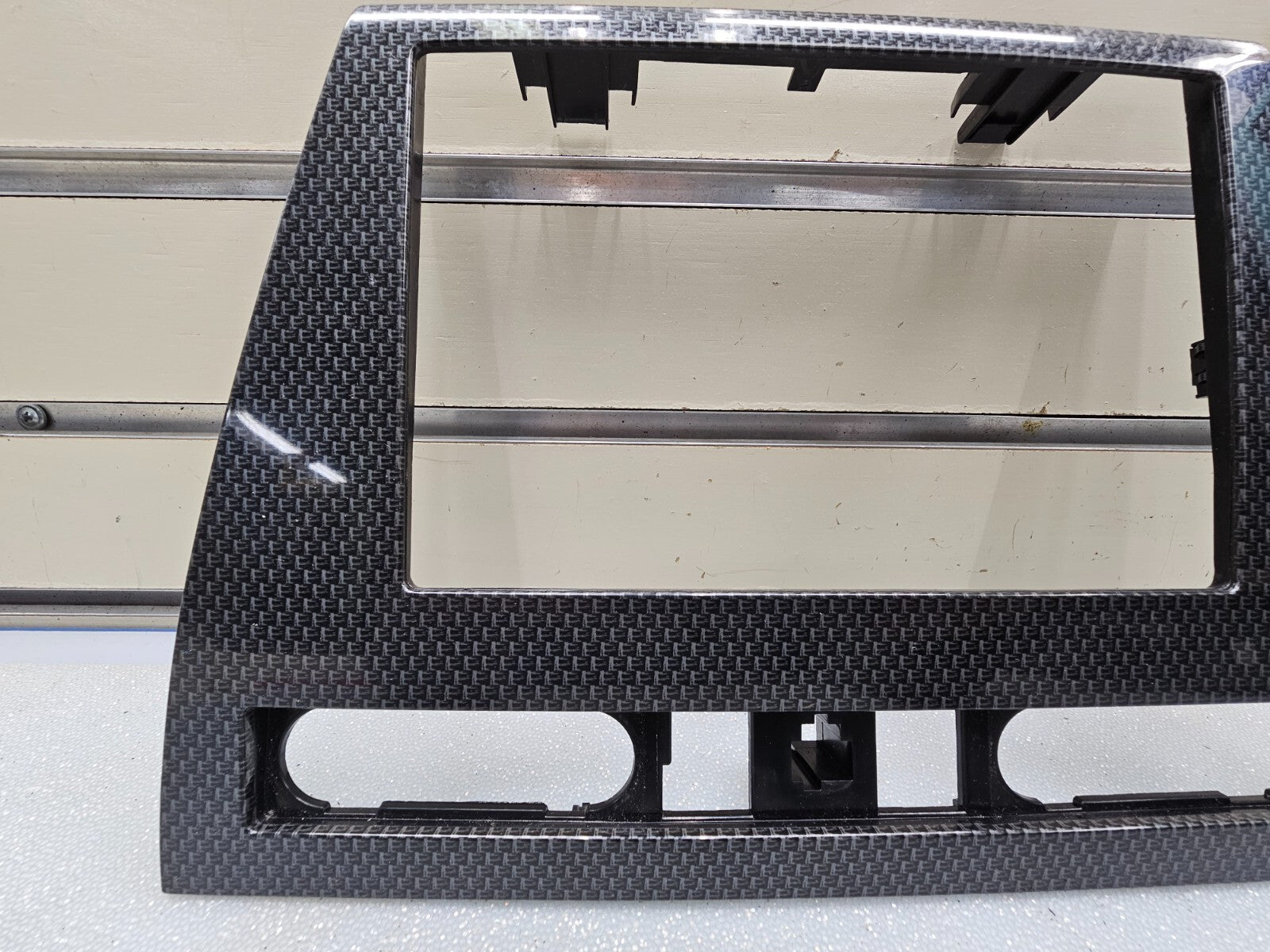 🔥2006-2009 Ford Fusion Mercury Milan Dash Panel Radio Bezel CARBON Black