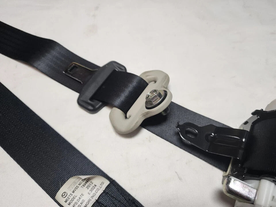 10-13 Mazda 3 Front Right Passenger Seat Safety Lap Shoulder Belt Interior Black