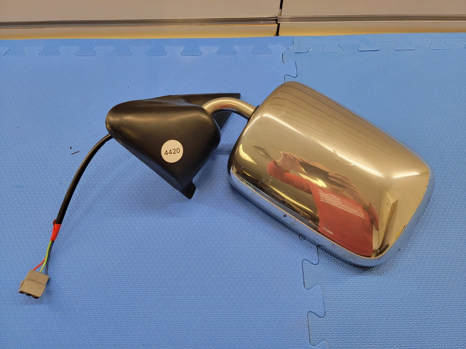 94-97 Dodge Ram 1500 2500 3500 Door Mirror Driver Left Power 3 Pin Chrome