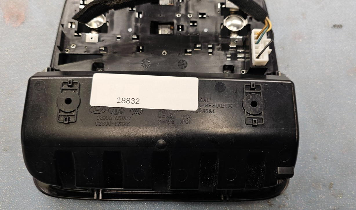 🔥16-20 Kia Sorento Roof Overhead Console Dome Map Light Storage Assembly Black