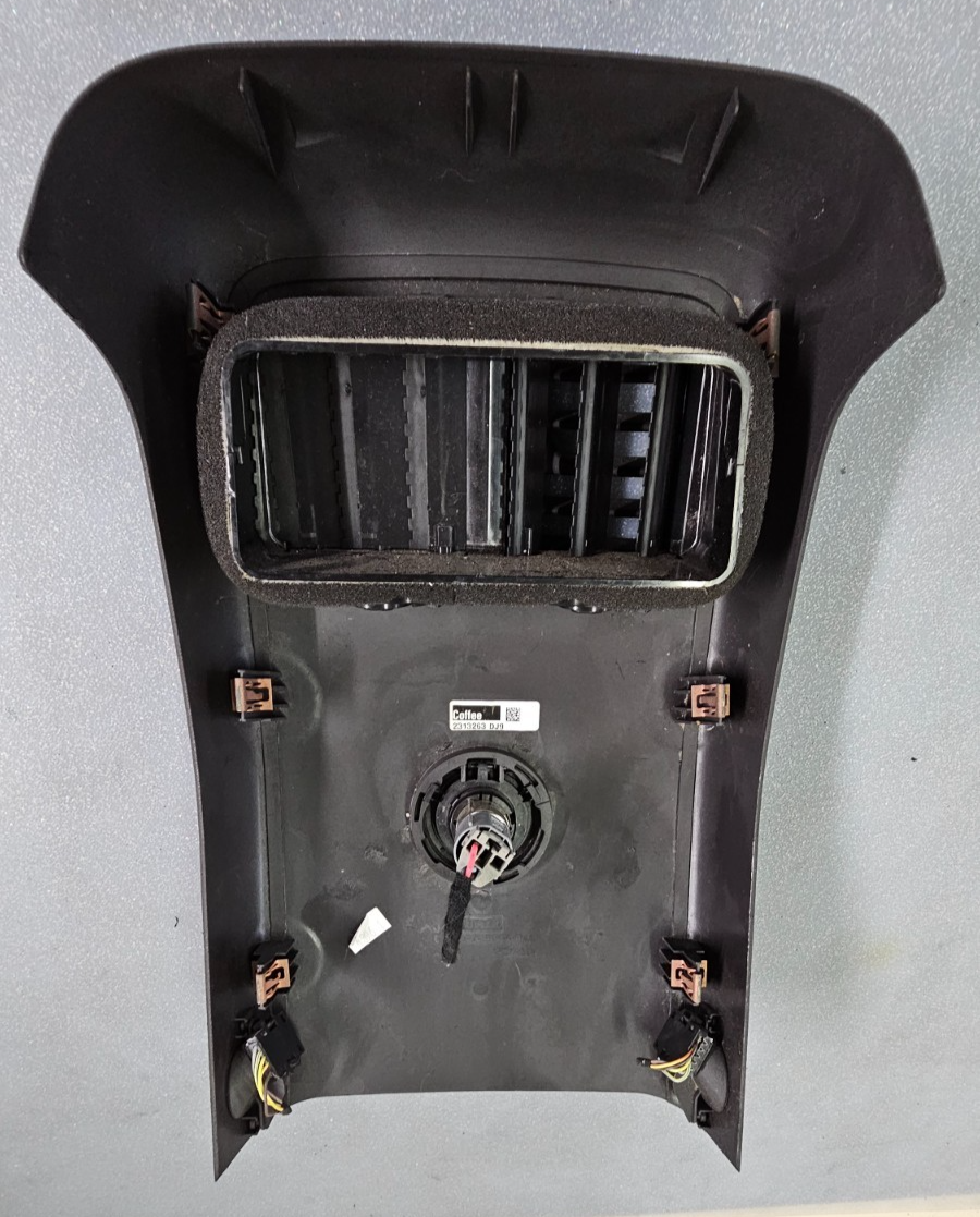 🔥13-16 LINCOLN MKS Center Floor Console Rear Trim Air Vents Heater Bezel Black