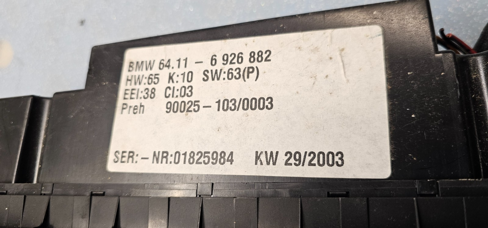 🔥00-06 BMW X5 E53 Dash Heater A/C HVAC Climate Temperature Control Black