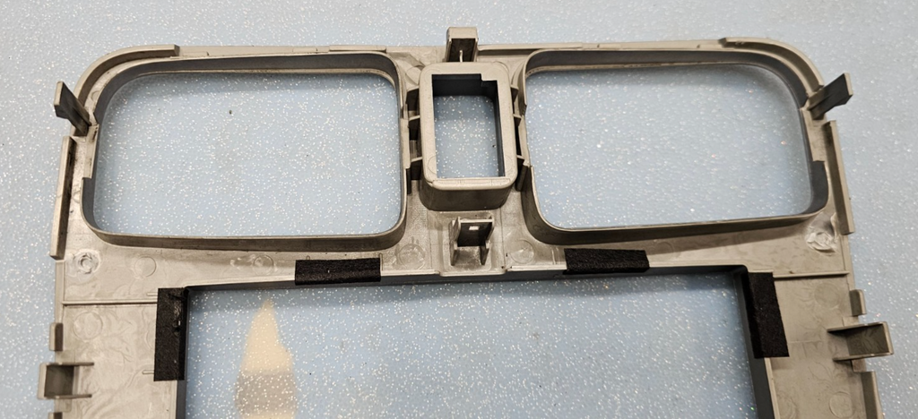 03-08 Subaru Forester Radio Trim Panel Climate Control Center Dash Bezel Silver