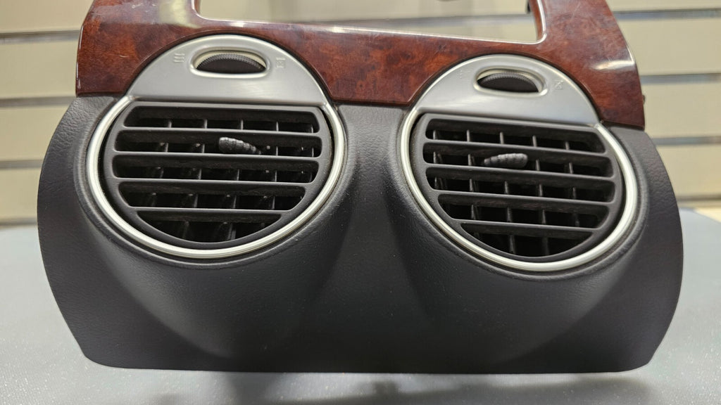 🔥02-09 GMC ENVOY XL DASH FRONT RADIO STEREO DISPLAY BEZEL CLIMATE CONTROL WOOD