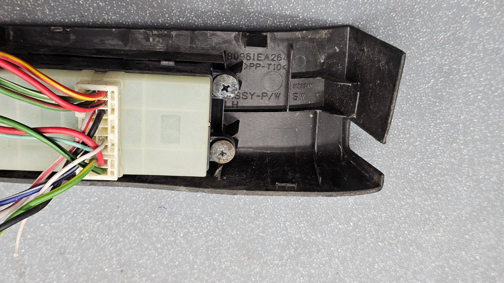06-21 Frontier Xterra Left Driver Power Master Window Door Control Switch Black