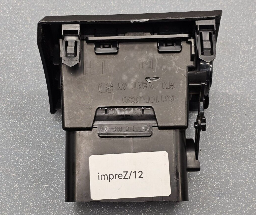🔥12-15 Impreza Forester Dash Left Driver AC A/C Air Vent Heater Panel Black
