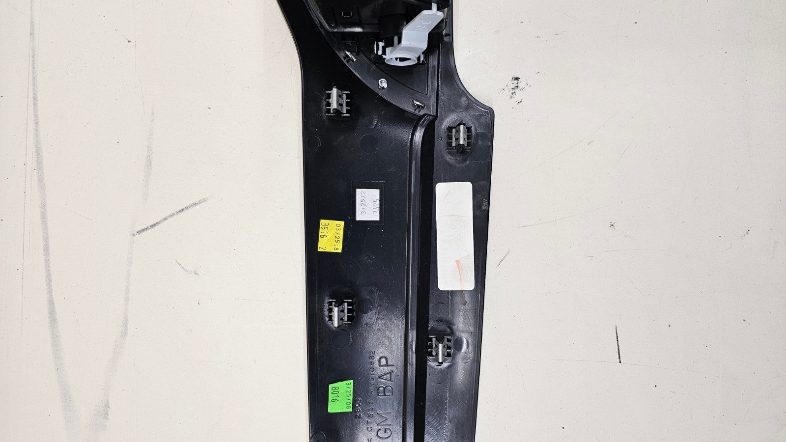 🔥08-12 BUICK ENCLAVE Center Dash Clock Instrument Panel Trim Woodgrain Silver