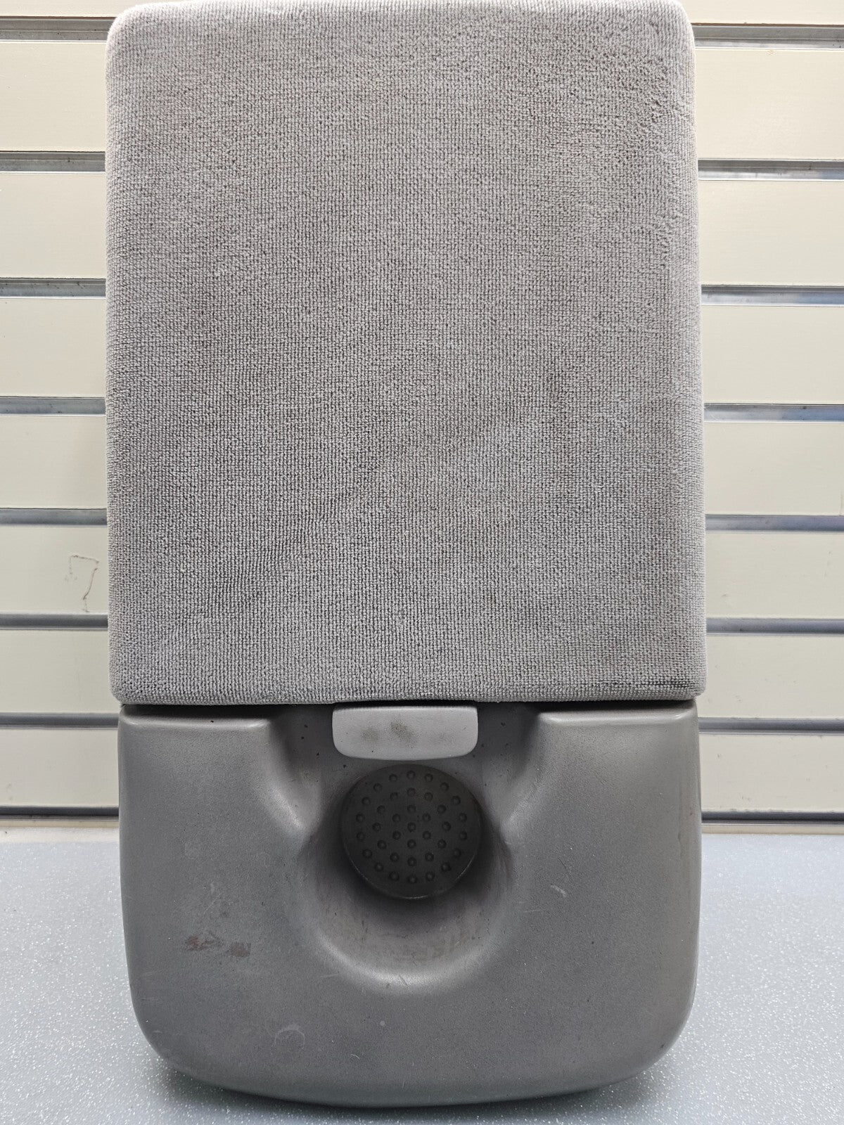 🔥97-03 Ford F150 Center Console JUMP SEAT Cloth/Leather Cup Holder LT GRAY JS6