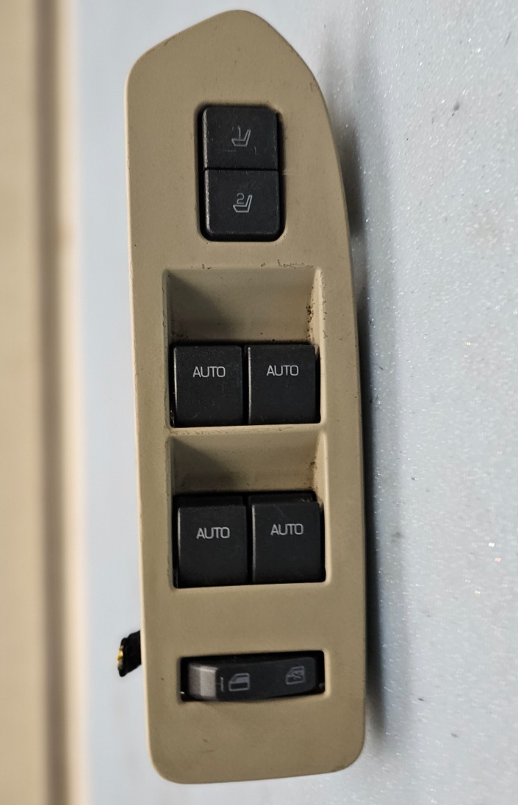 🔥09-12 Lincoln MKS MKT Left Driver Master Power Door Window Control Switch Tan