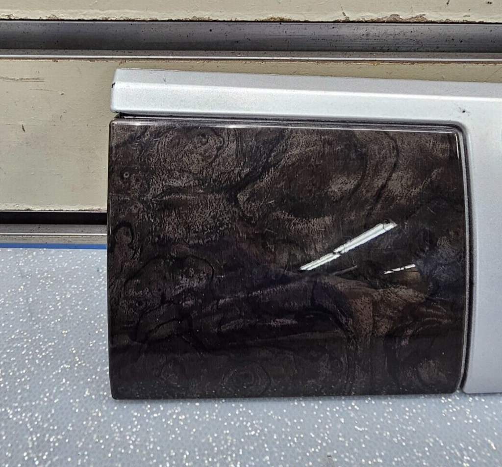 🔥08-10 Grand Caravan Town Country Dash Headlight Switch Bezel Trim Silver/Wood