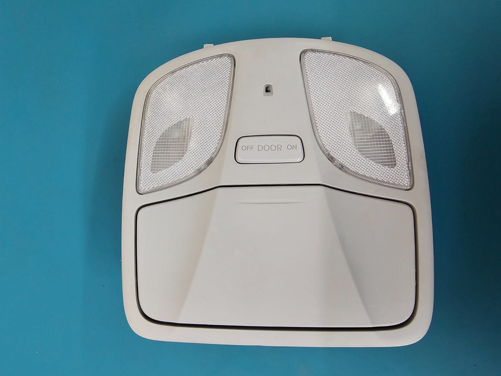 11-14 HYUNDAI SONATA OVERHEAD CONSOLE DOME LIGHT STORAGE SUNROOF STORAGE LT GRAY