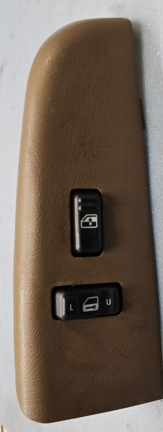 🔥99-02 Silverado SIERRA Front RIGHT Passenger Power Window Switch Lock TAN