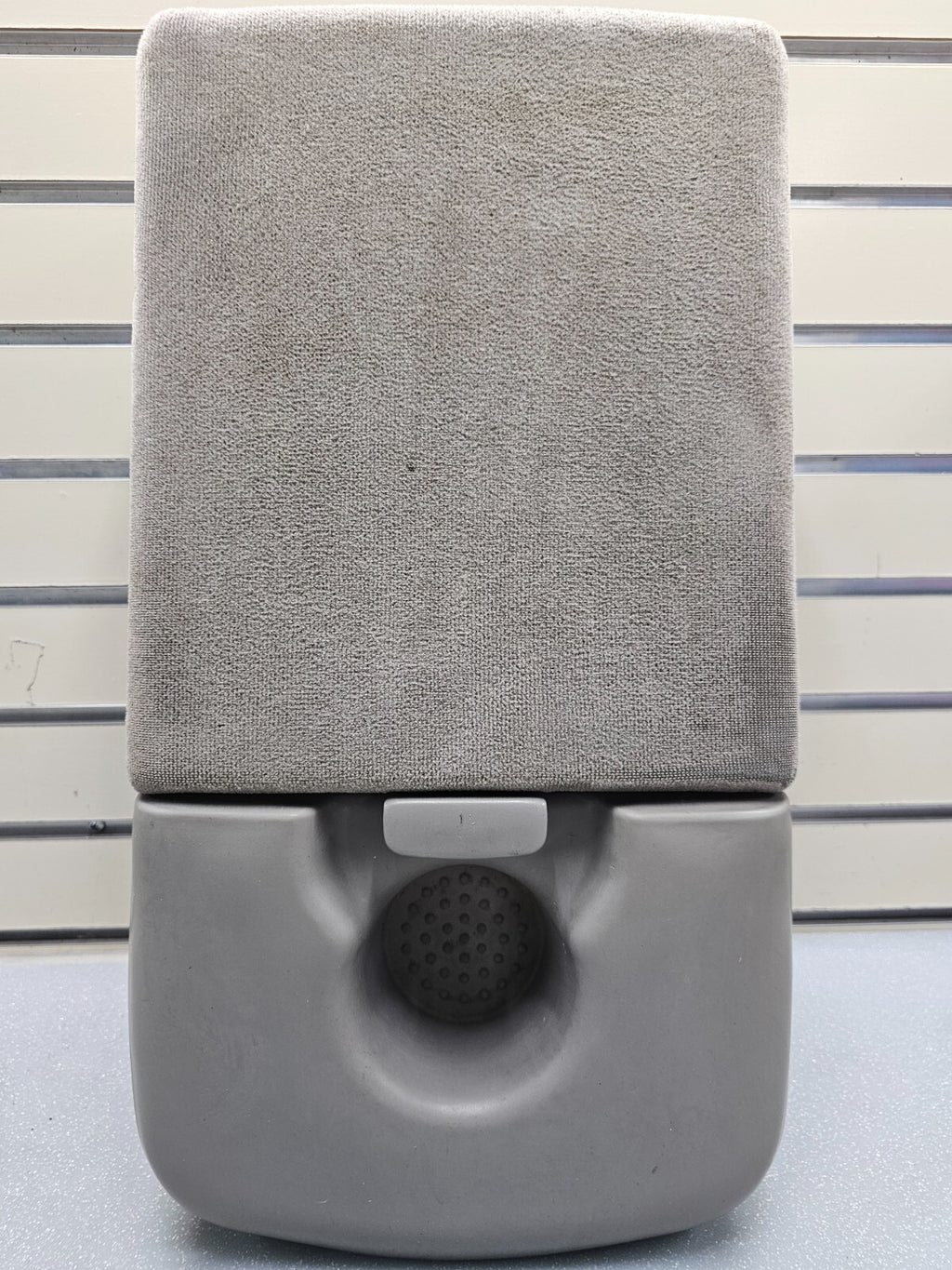 🔥97-03 Ford F150 Center Console JUMP SEAT Cloth/Leather Cup Holder LT GRAY JS6