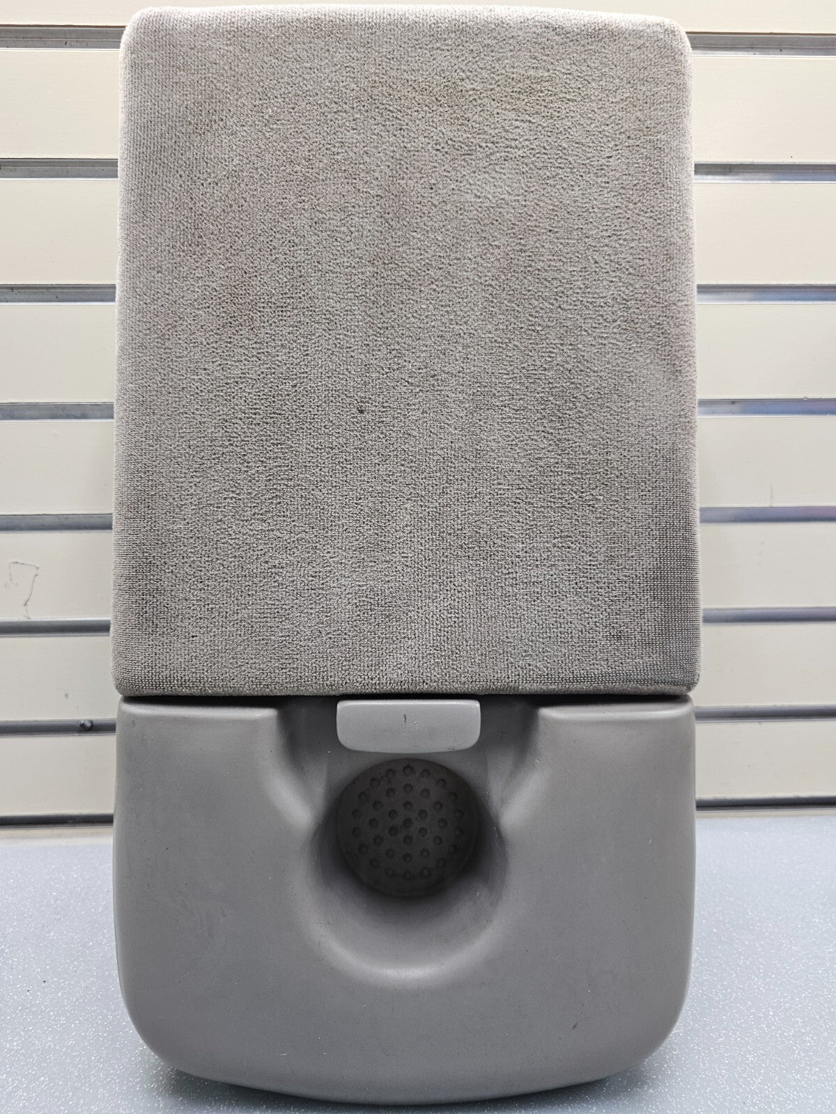 🔥97-03 Ford F150 Center Console JUMP SEAT Cloth/Leather Cup Holder LT GRAY JS6