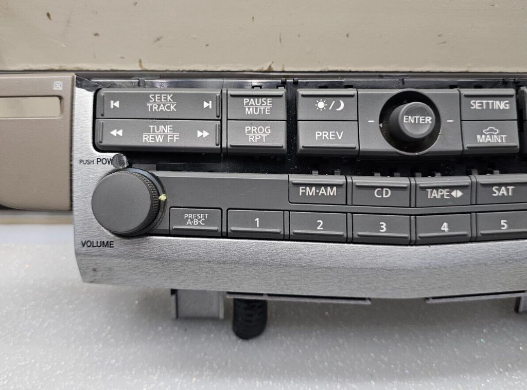 🔥04-05 NISSAN MAXIMA AM FM RADIO STEREO AUDIO SAT CD CONTROL PANEL NAVIGATION