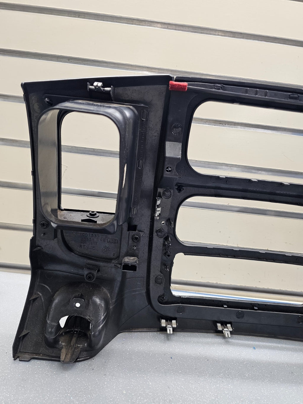 🔥02-05 Dodge RAM Dash RADIO SUUROUND Bezel Climate Trim Panel Storage Black B10