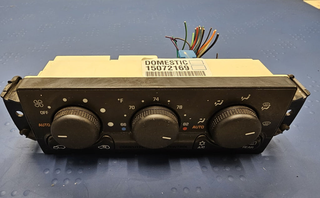 🔥00-02 Escalade Climate Control Switch Module AC Heat Temp Blower Fan Dial OEM