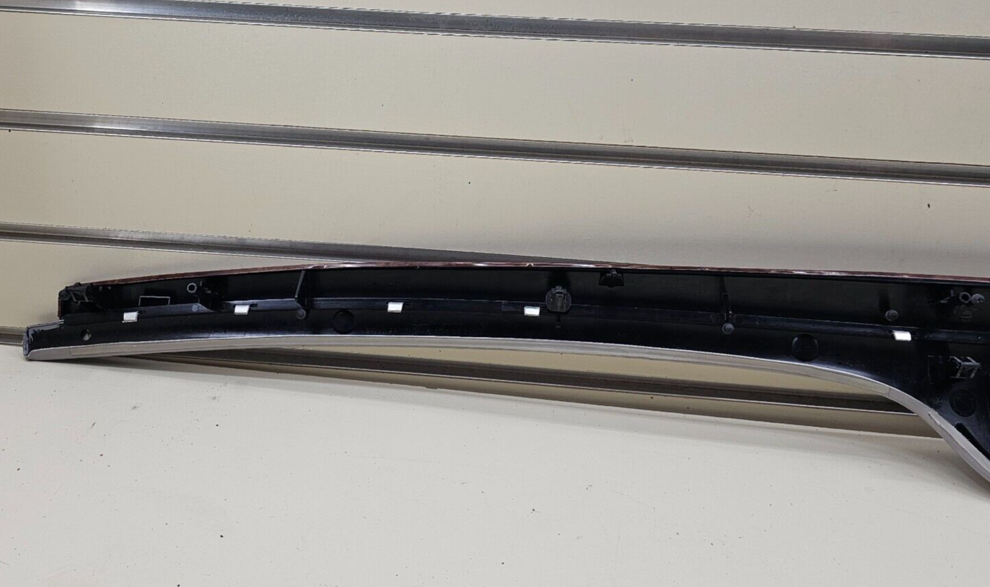 95-97 Lincoln Town Car DASH AC Heater Climate Control Bezel Trim Panel WOOD/GRAY