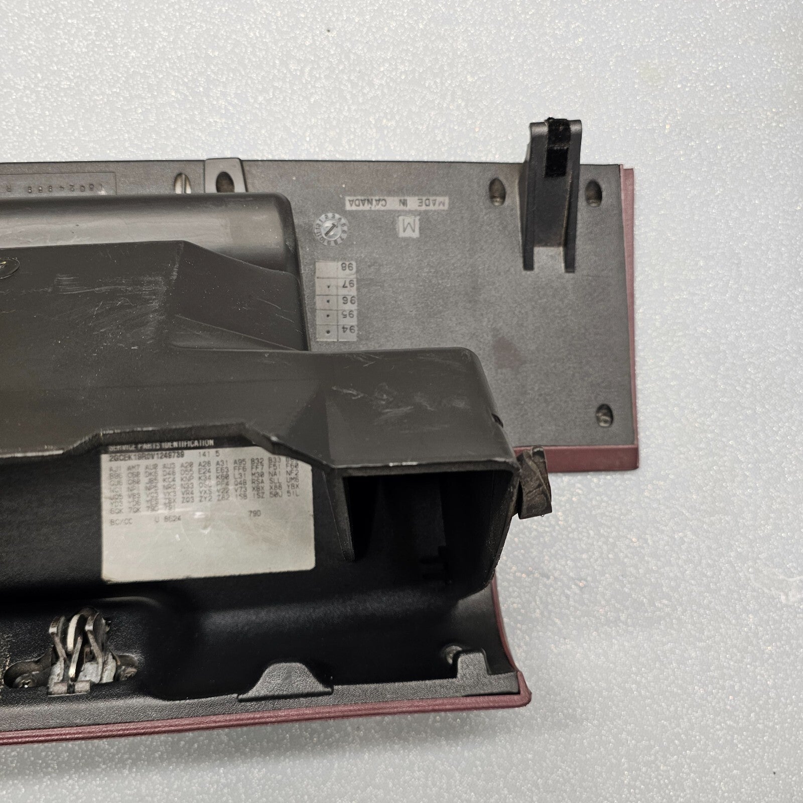 🔥95-99 CHEVY GMC TRUCK SILVERADO C/K Glove Box Storage Door RED G2