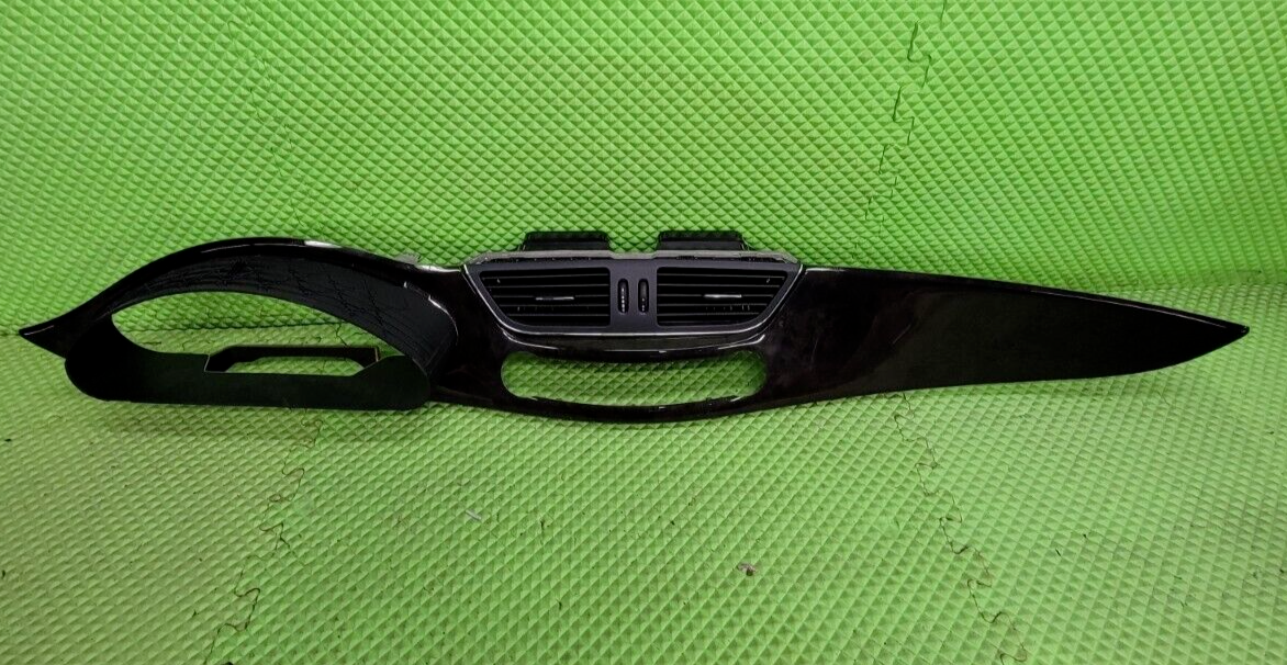 06-11 Mercedes W219 CLS550 CLS63 Dash Panel Cluster Instrument Center Bezel Wood