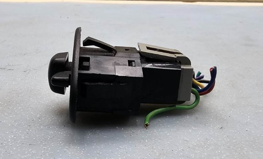 🔥99-04 FORD MUSTANG LEFT DRIVER MASTER POWER MIRROR CONTROL SWITCH BLACK