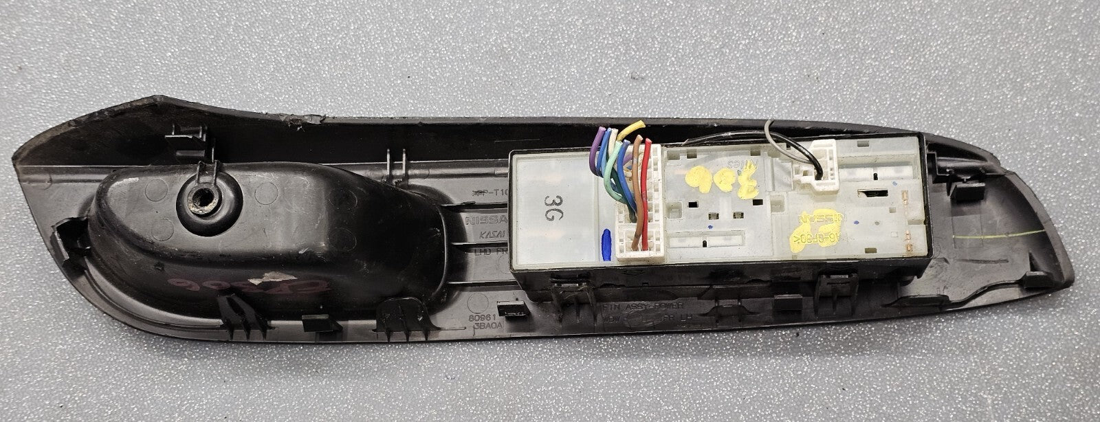 🔥12-19 Versa Versa Note Left driver Master Power Window Switch Bezel Black OEM