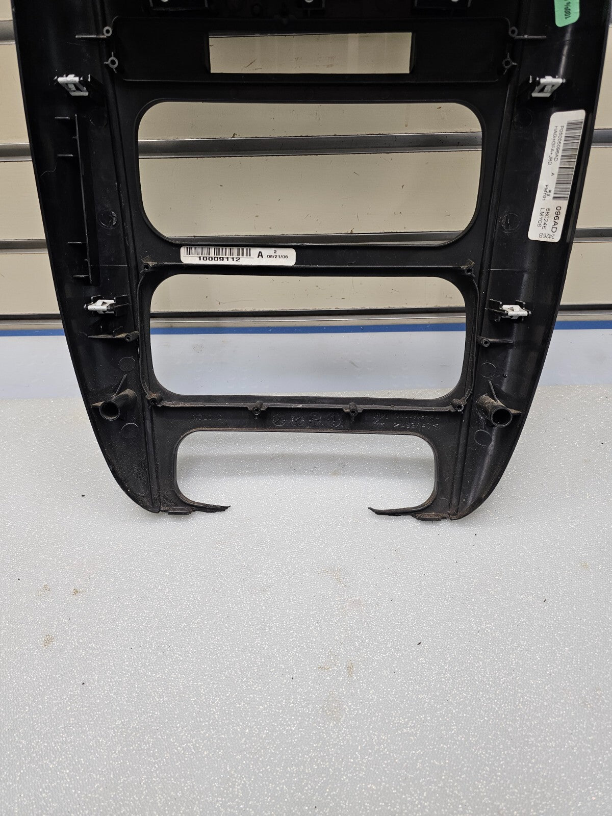 🔥01-07 Dodge Caravan Town & Country dash radio climate TRIM bezel BLACK/SILVER