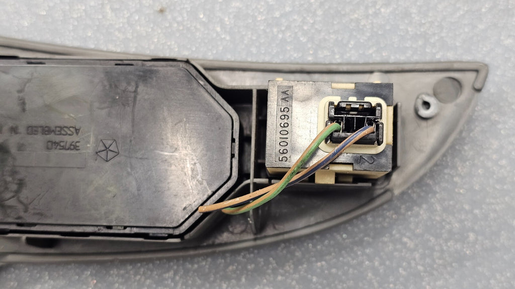 🔥02-07 JEEP LIBERTY LEFT DRIVER MASTER LOCK MIRROR SWITCH TRIM BEZEL OEM GRAY
