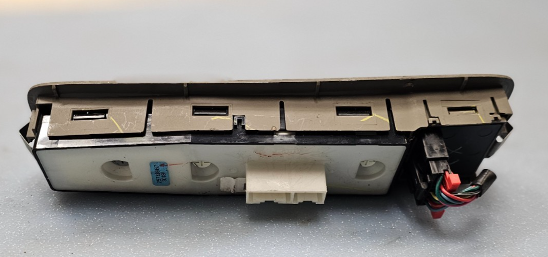 🔥00-03 CADILLAC DEVILLE DRIVER POWER WINDOW MIRROR SEAT HEATER SWITCH PANEL TAN