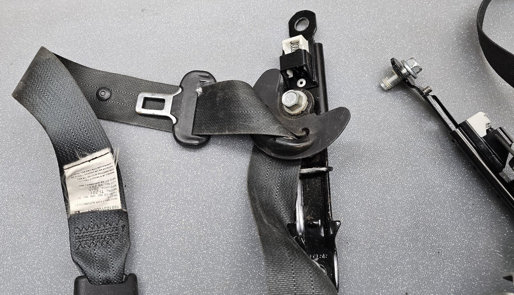 11-16 Hyundai Elantra Front Driver Passenger Seat Belts Retractor Assembly Black