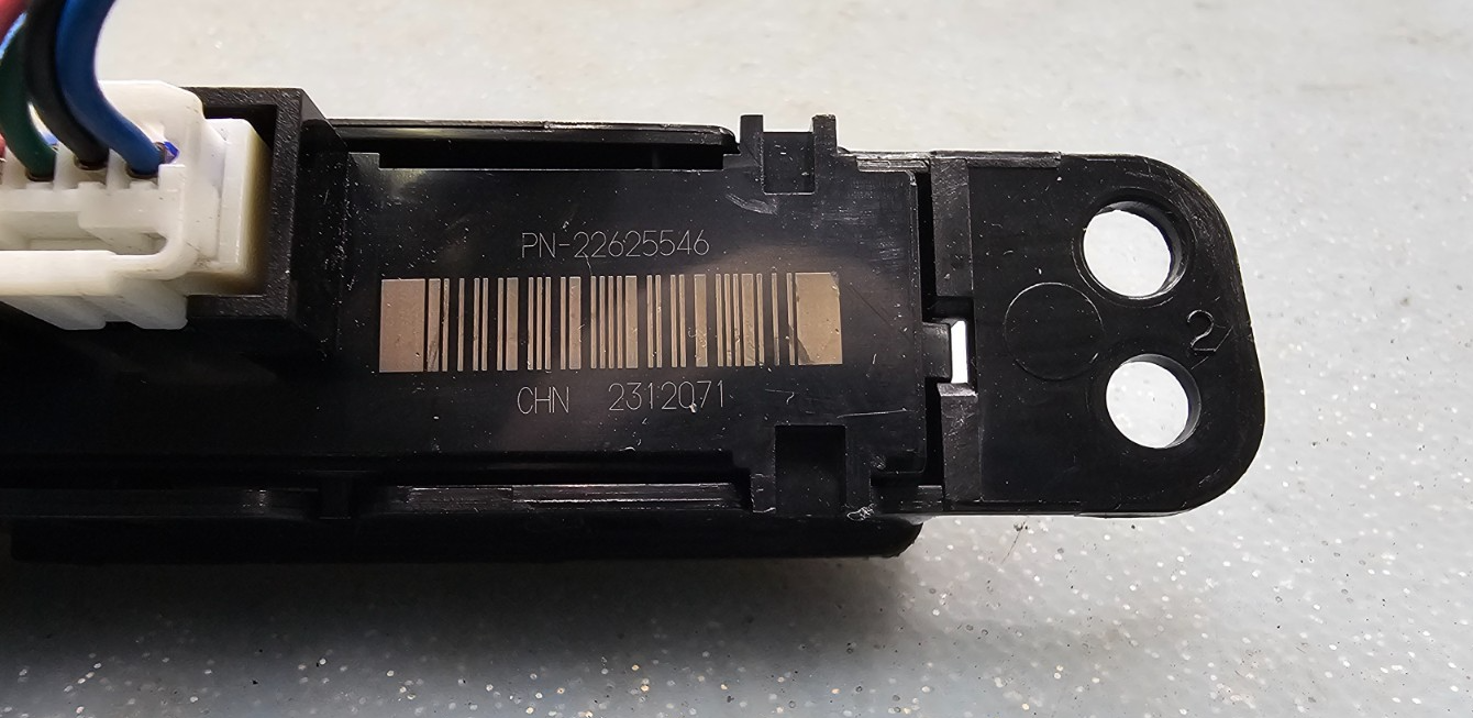 09-12 Chevrolet Traverse Center Dash Panel Hazard Control Switch Unit OEM SW55