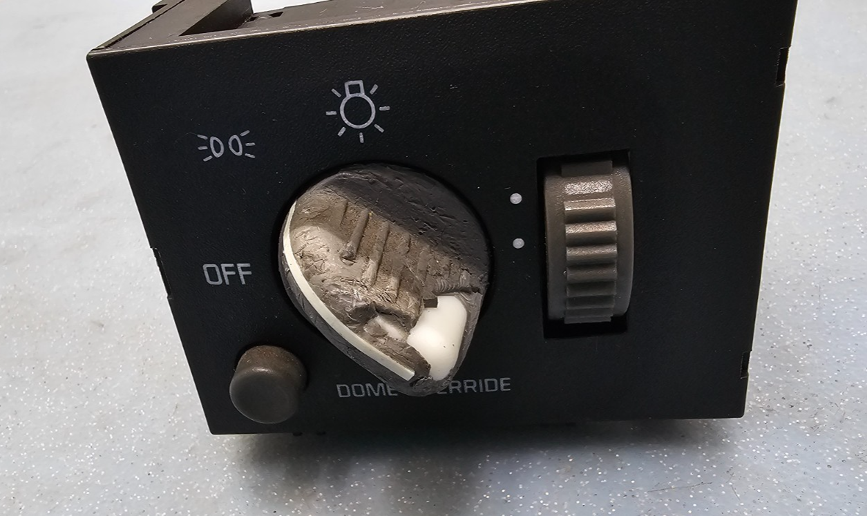 🔥99-02 Chevy GMC Truck SUV Sierra Silverado Headlight Dimmer Switch Black HS14