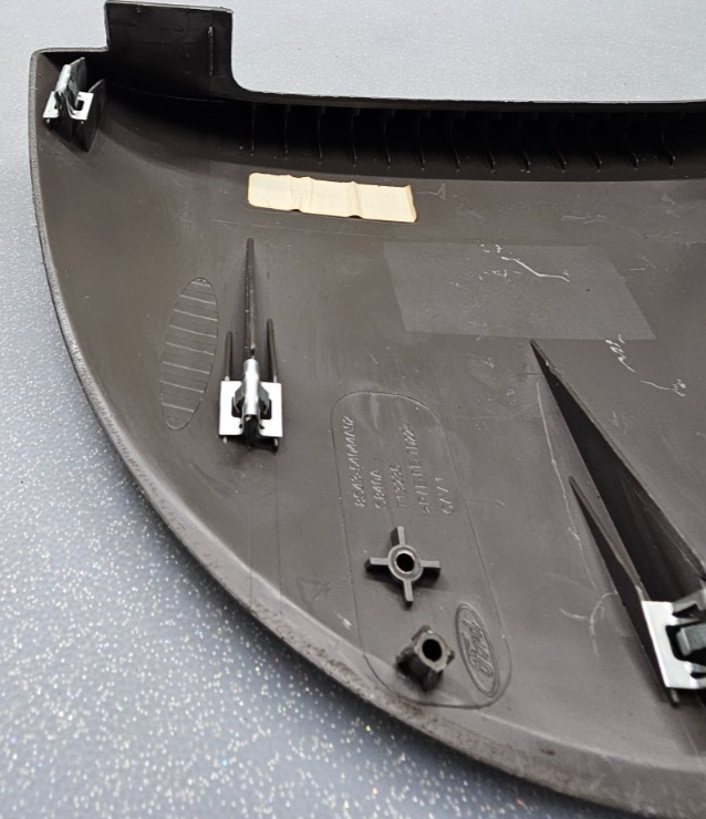🔥08-11 Focus Dash Information Display Screen Cover Bezel Trim Clock Panel Black