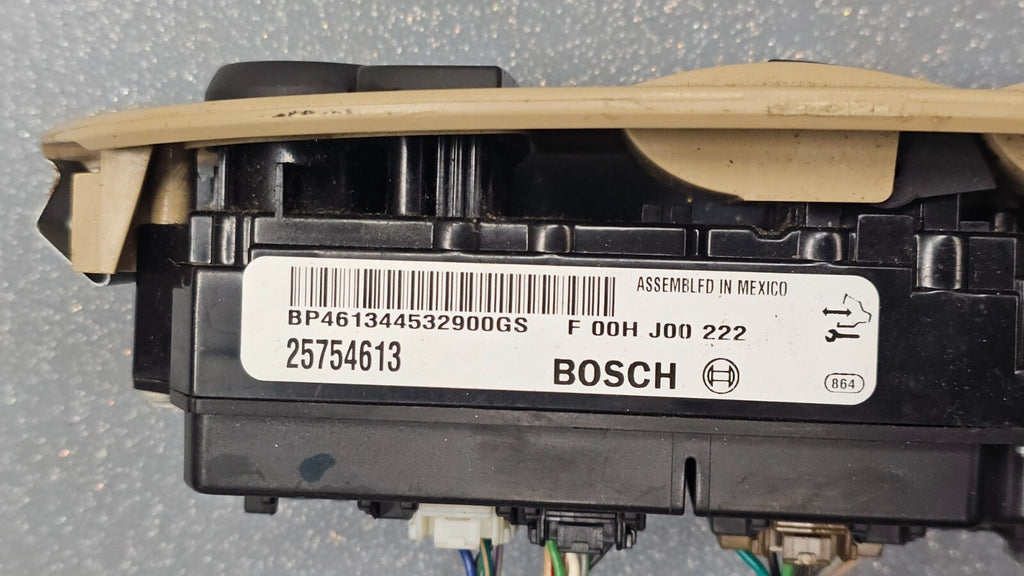 🔥06-11 Buick Lucerne Front Left Driver Master Power Window Switch Assembly Tan