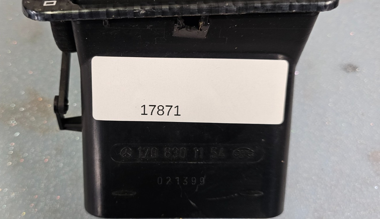 🔥97-04 Mercedes R170 SLK230 SLK320 Front Left Side Dash AC Air Vent BLACK OEM